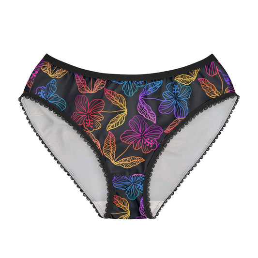 Rainbow Hibiscus Briefs