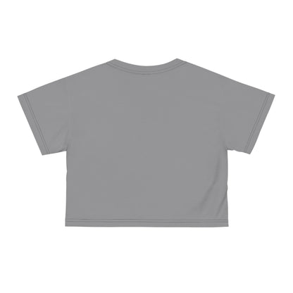 I'm just WTF-ing my way through life in grey Crop Tee