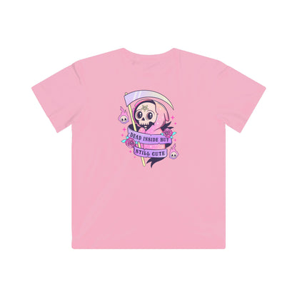 Dead inside but still cute Kids Fine Jersey Tee