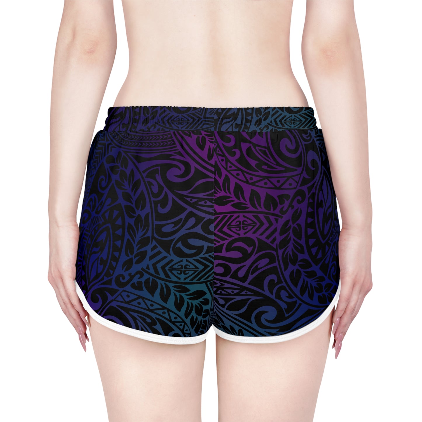 Jewel Tone Polynesian Relaxed Shorts