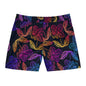 Rainbow Hibiscus Swim Shorts