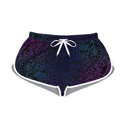 Jewel Tone Polynesian Relaxed Shorts