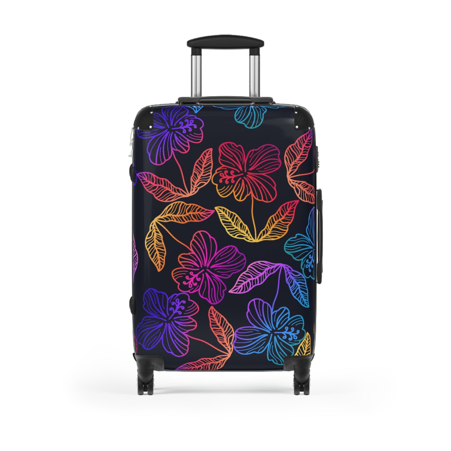 Rainbow Hibiscus Suitcase