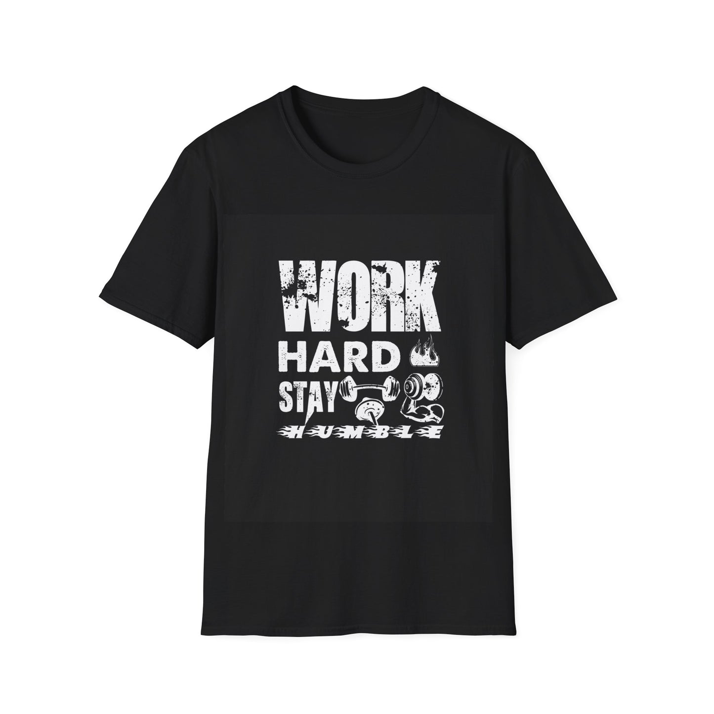 Work Out, Stay Humble Unisex Softstyle T-Shirt