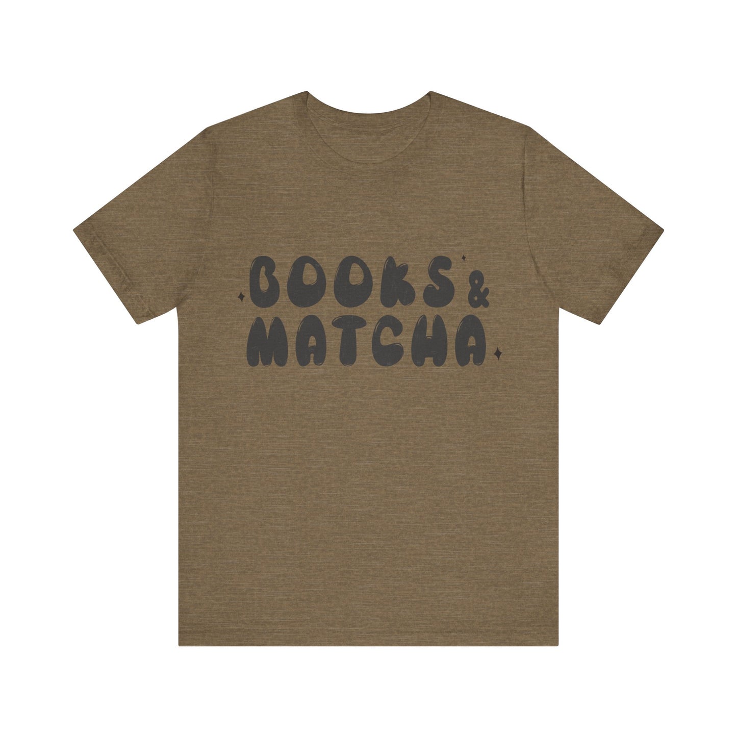 Books and matcha Unisex Jersey Short Sleeve Tee