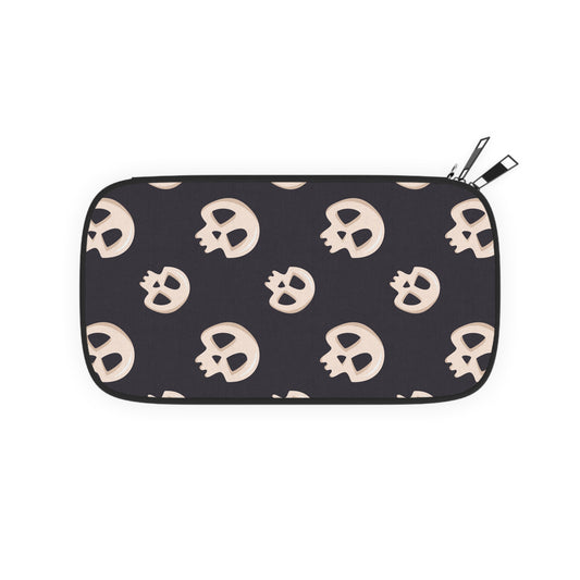 Black Skull Passport Wallet