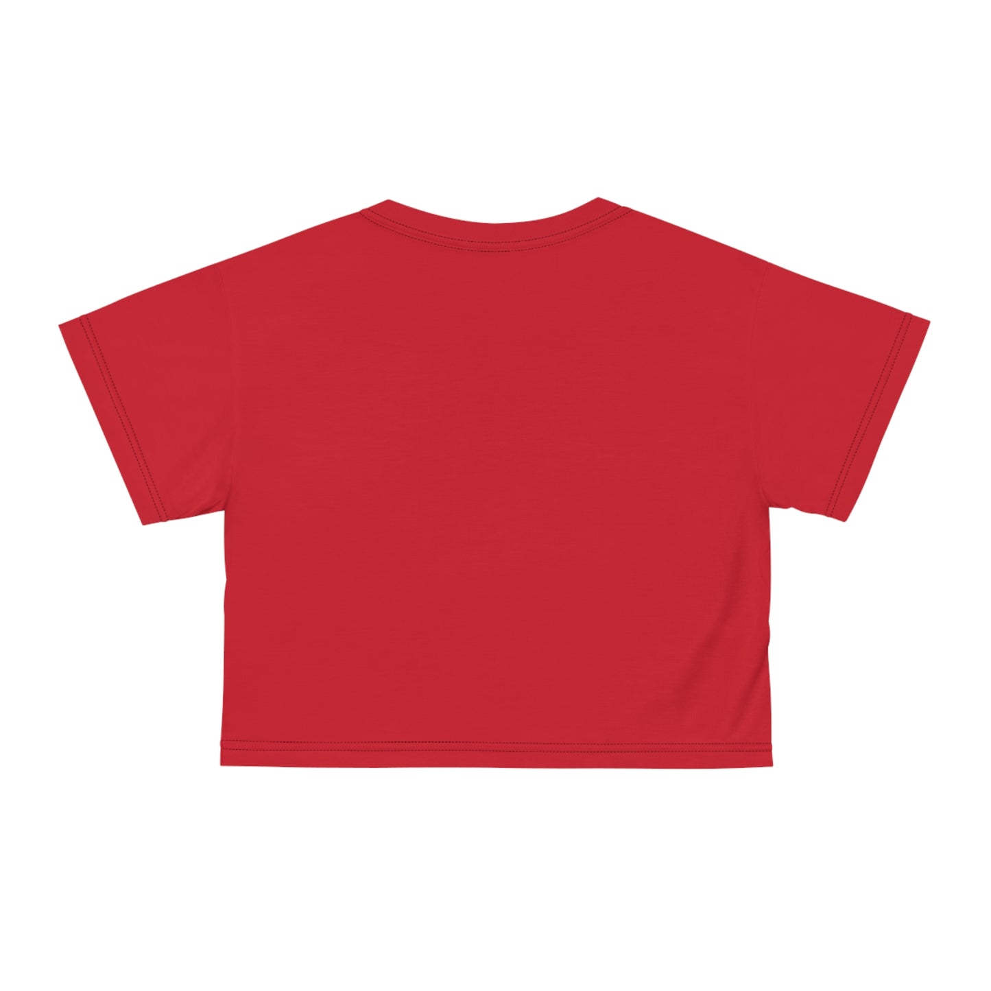 If only sarcasm burned calories in dark red Crop Tee