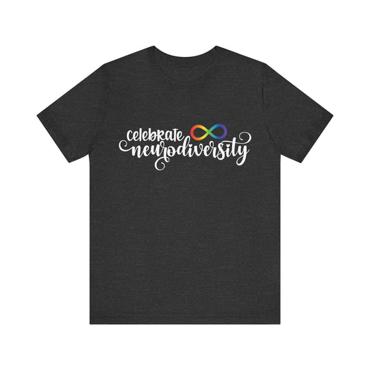 Celebrate neurodiversity Unisex Jersey Short Sleeve Tee