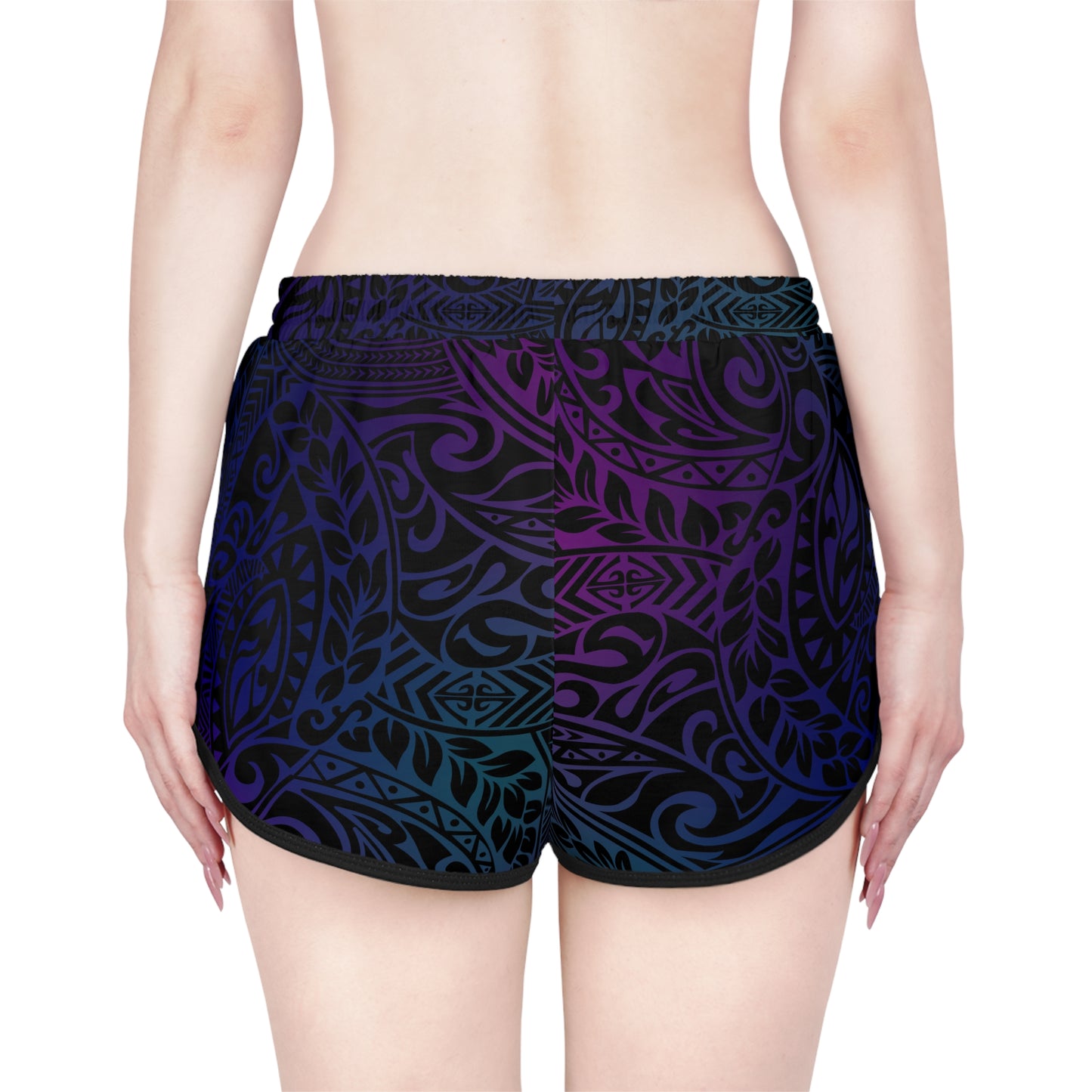 Jewel Tone Polynesian Relaxed Shorts