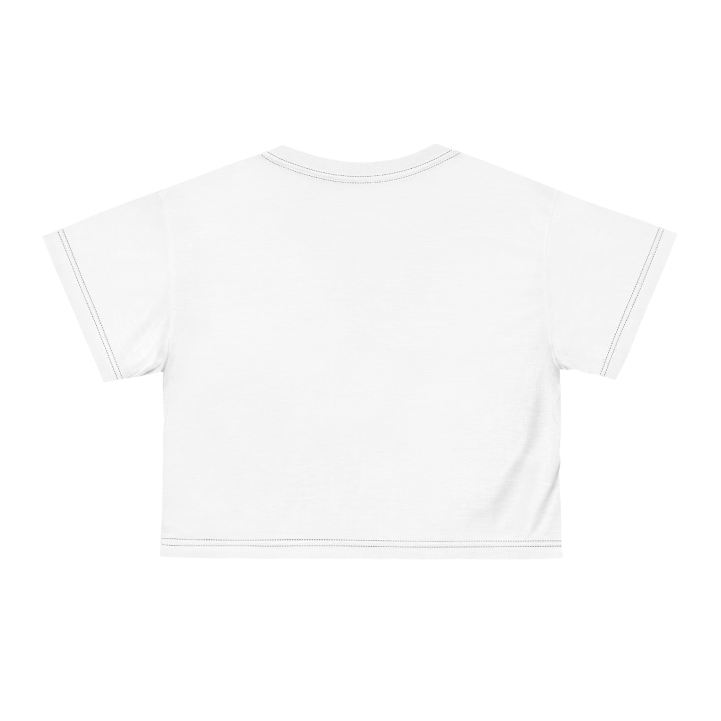 I'm just WTF-ing my way through life in white Crop Tee