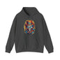 Skull with Top Hat Unisex Heavy Blend™ Hooded Sweatshirt