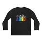 Powered by ADHD Youth Long Sleeve Competitor Tee