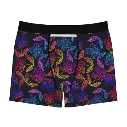 Rainbow Hibiscus Boxer Briefs