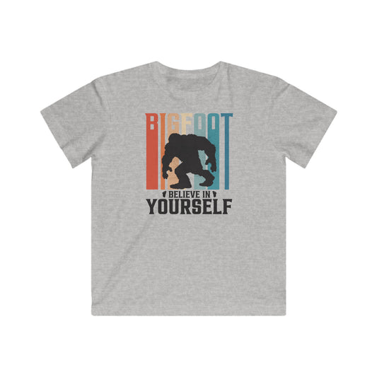 Bigfoot: believe in yourself Kids Fine Jersey Tee