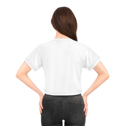 I'm just WTF-ing my way through life in white Crop Tee