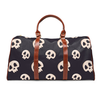 Black Skull Waterproof Travel Bag