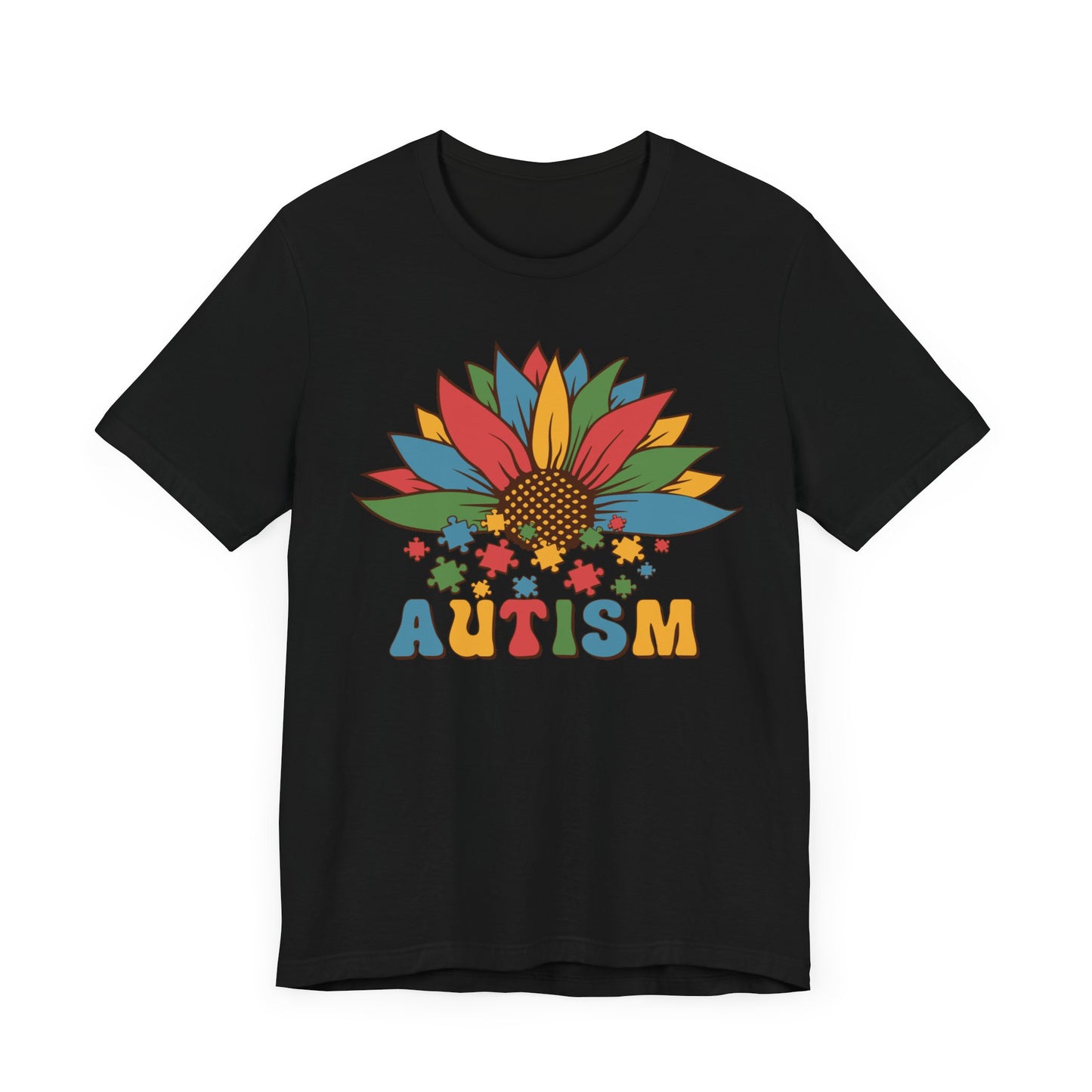 Autism Flower Unisex Jersey Short Sleeve Tee