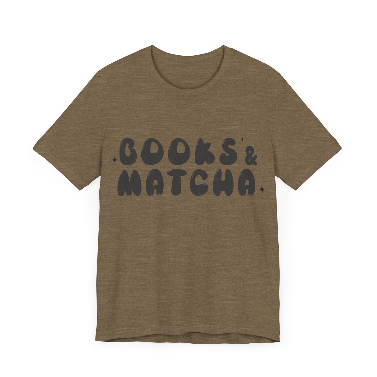 Books and matcha Unisex Jersey Short Sleeve Tee