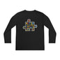 Autism puzzle piece Youth Long Sleeve Competitor Tee