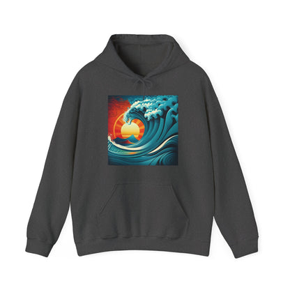 Sunburst Wave Unisex Heavy Blend™ Hooded Sweatshirt