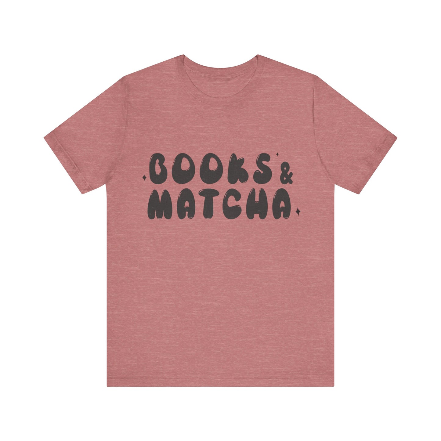 Books and matcha Unisex Jersey Short Sleeve Tee