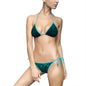 Teal Navy Polynesian Tribal Women's Bikini Swimsuit