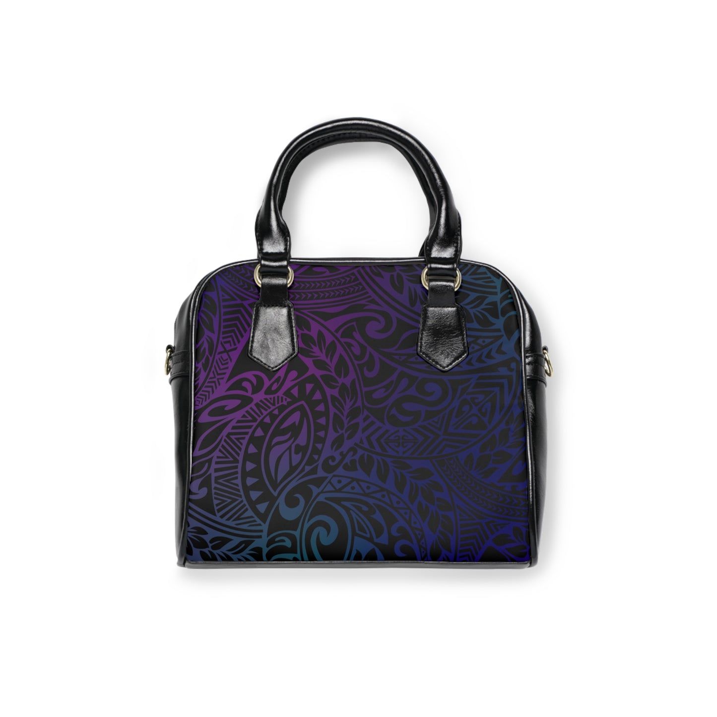 Jewel Tone Polynesian Tribal Shoulder Handbag