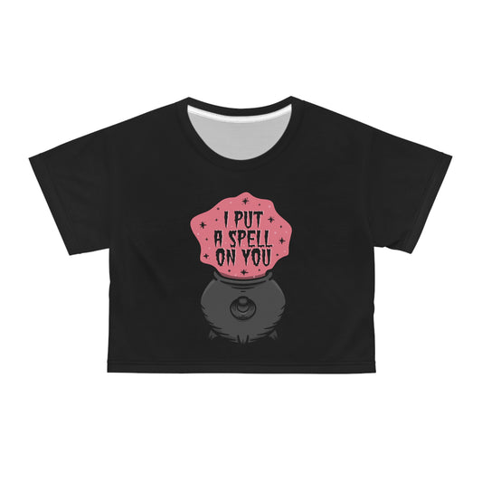 I put a spell on you Crop Tee