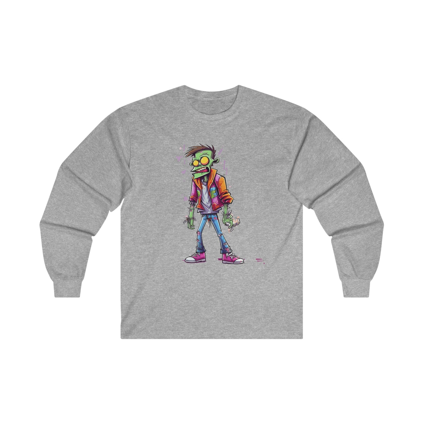 Graffiti Zombie 20 Ultra Cotton Long Sleeve Tee