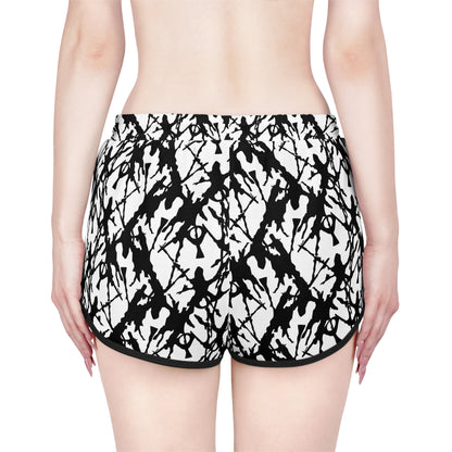 Ink Splatter Relaxed Shorts