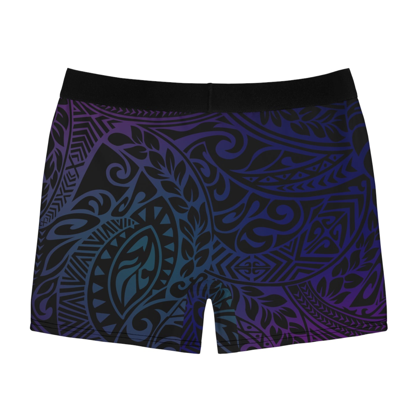 Jewel Tone Polynesian Tribal Boxer Briefs