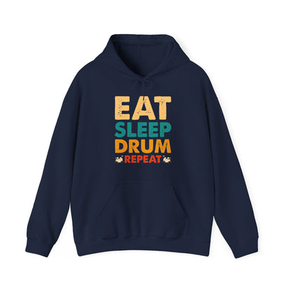 Eat. Sleep. Drum. Repeat. Unisex Heavy Blend™ Hooded Sweatshirt