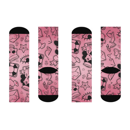 Sailor Jerry Valentine Cushioned Crew Socks