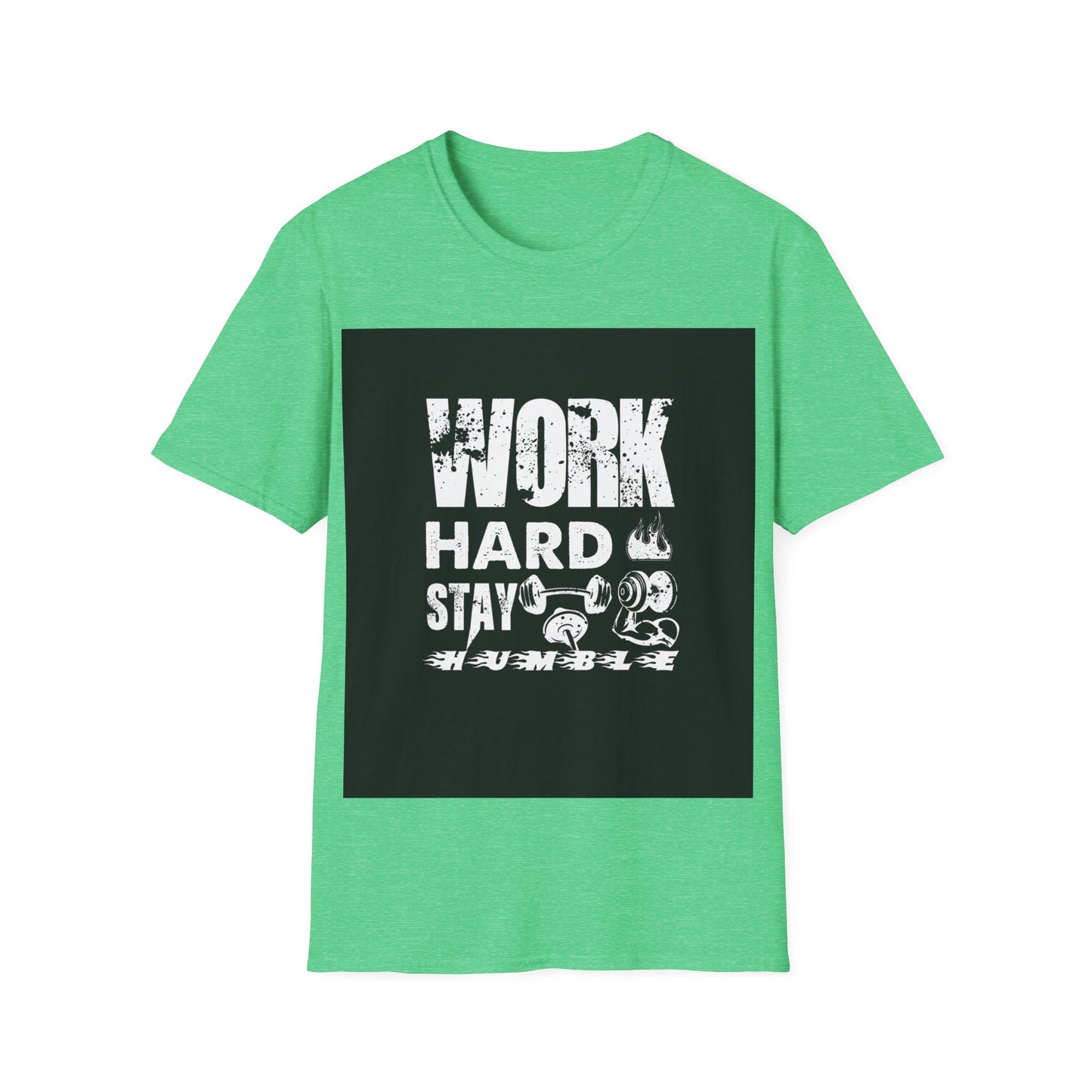 Work Out, Stay Humble Unisex Softstyle T-Shirt