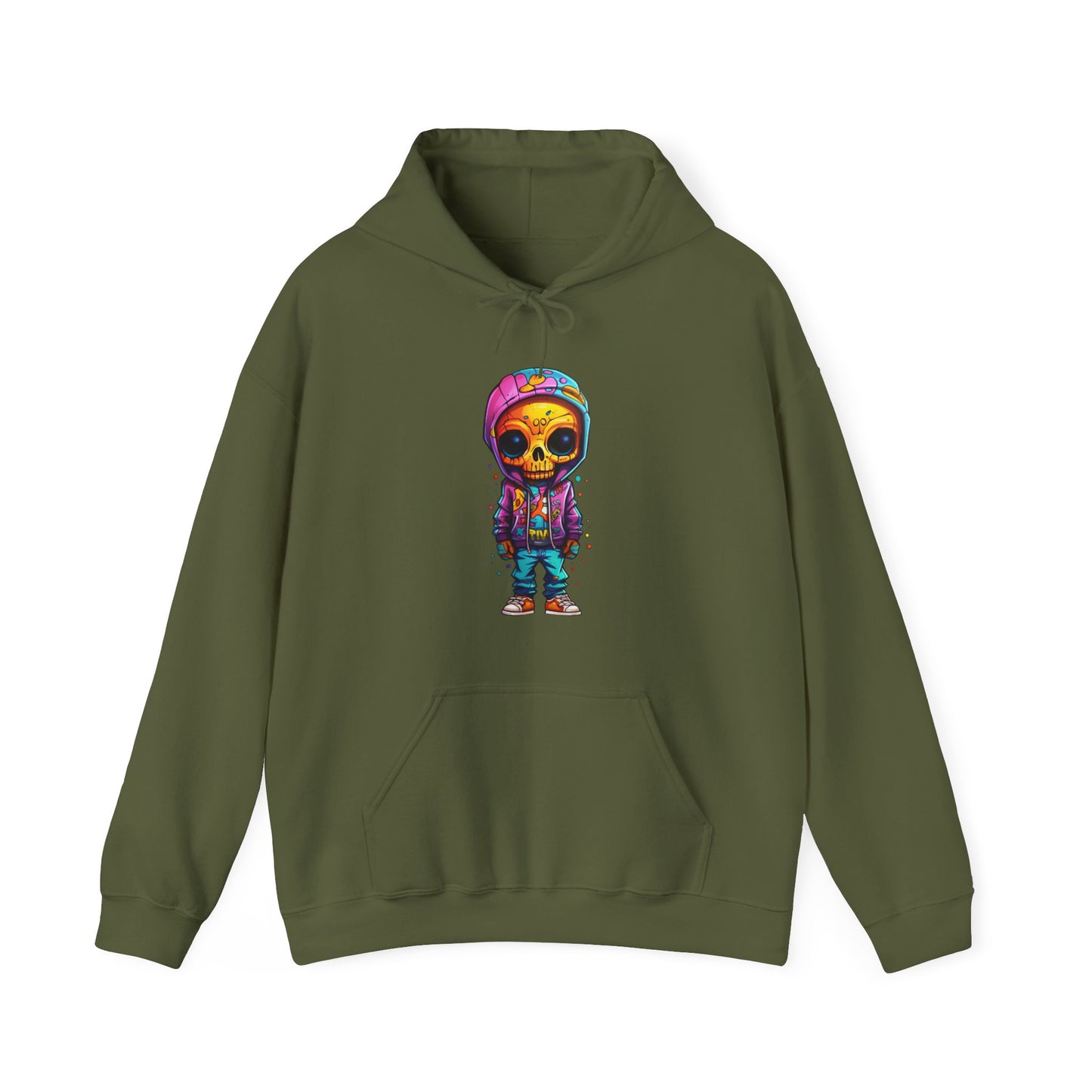 Graffiti Skullboy 8 Unisex Heavy Blend™ Hooded Sweatshirt