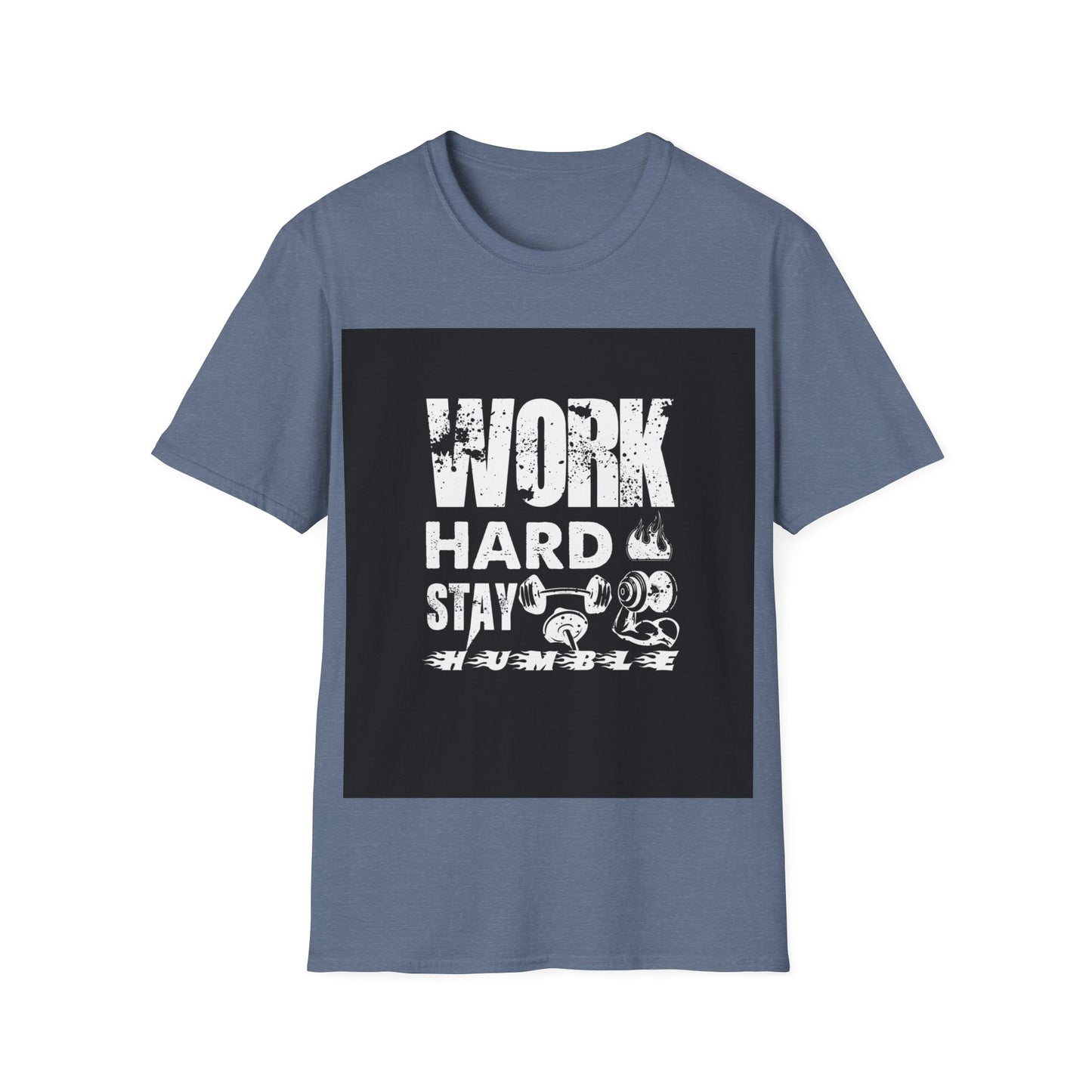 Work Out, Stay Humble Unisex Softstyle T-Shirt