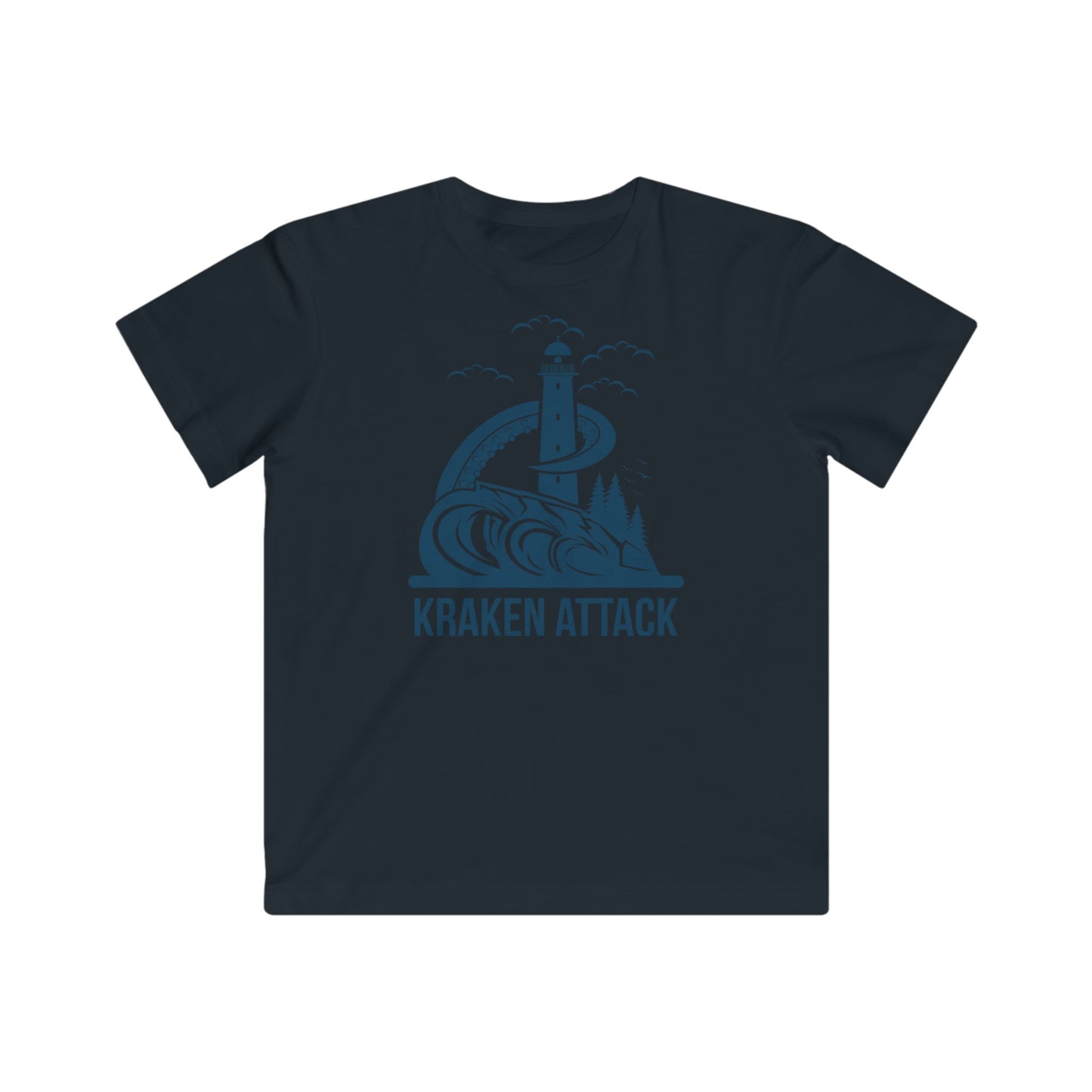 Kraken Attack Kids Fine Jersey Tee