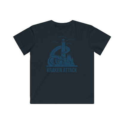 Kraken Attack Kids Fine Jersey Tee