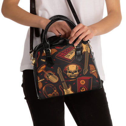 Rock Band Shoulder Handbag