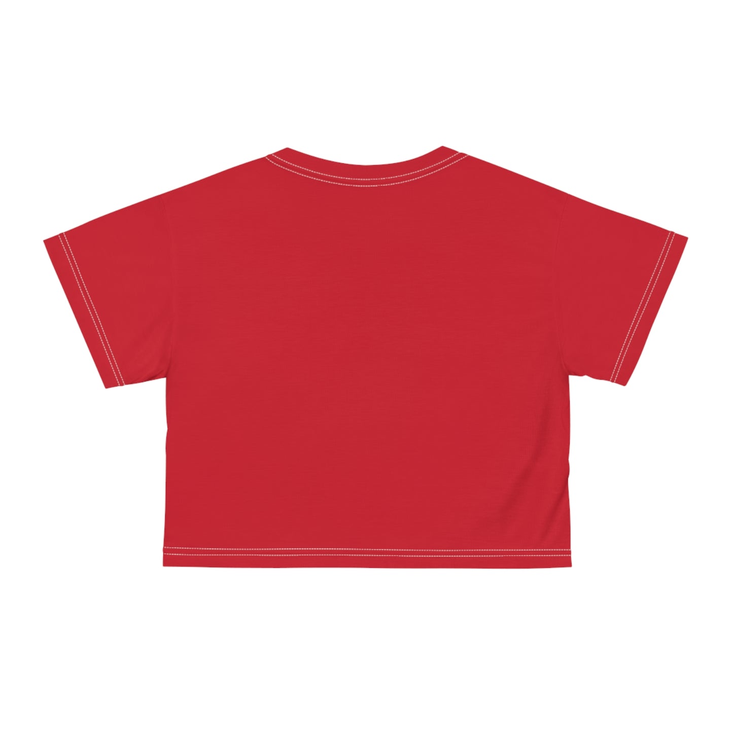 If only sarcasm burned calories in dark red Crop Tee