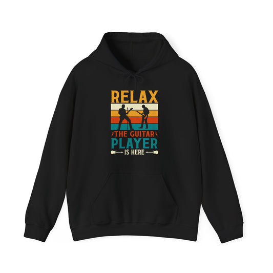 Relax, the guitar player is here Unisex Heavy Blend™ Hooded Sweatshirt