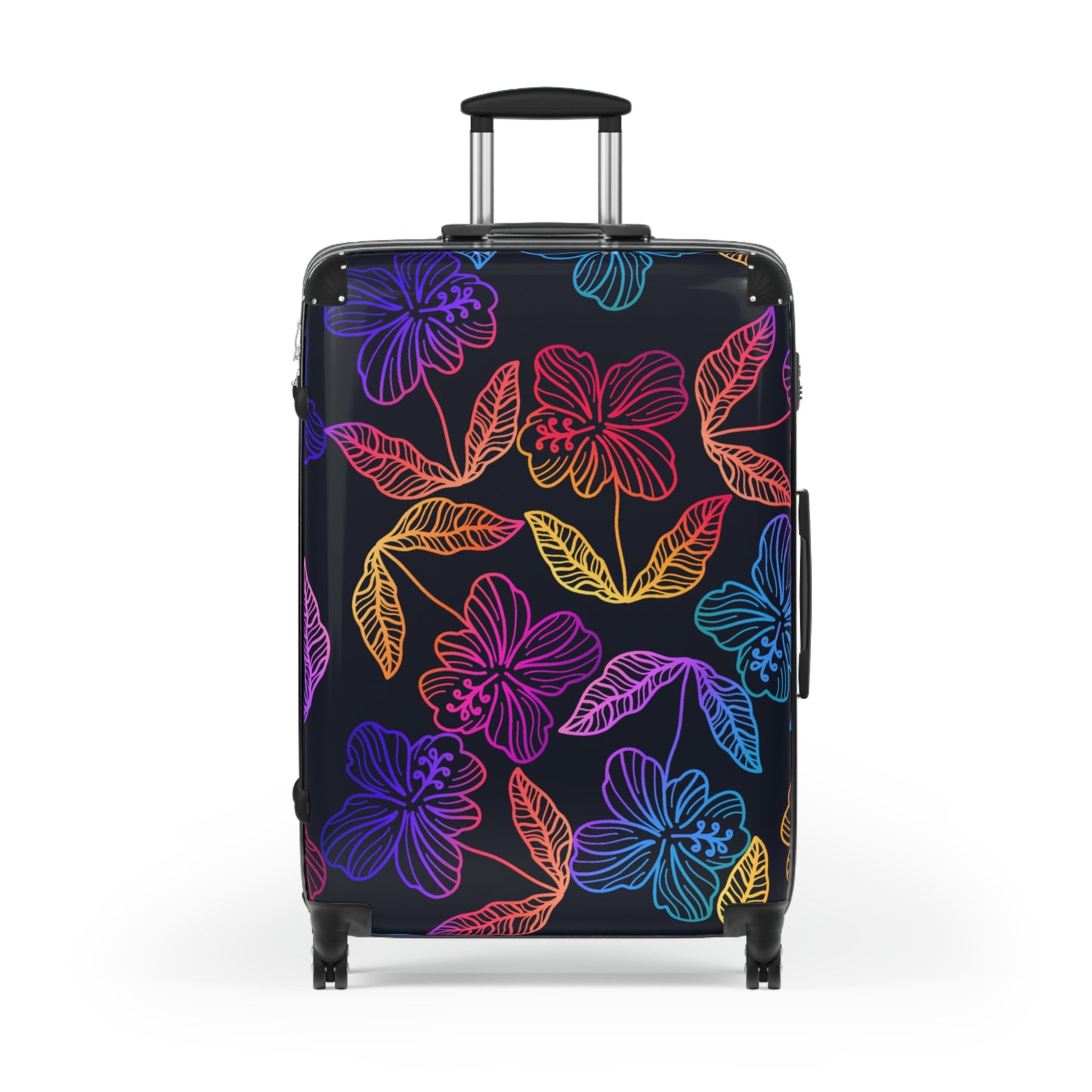 Rainbow Hibiscus Suitcase