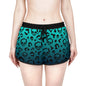 Cheetah Skull in Teal Relaxed Shorts