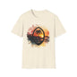 Guam Seal Sunset Unisex Softstyle T-Shirt