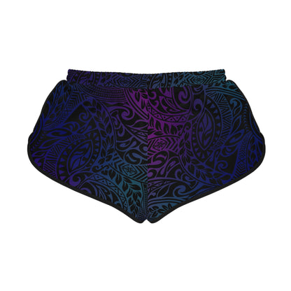 Jewel Tone Polynesian Relaxed Shorts