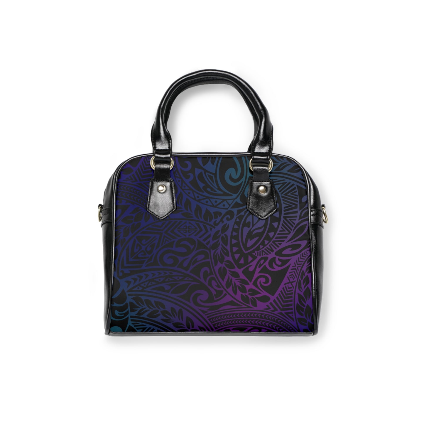 Jewel Tone Polynesian Tribal Shoulder Handbag