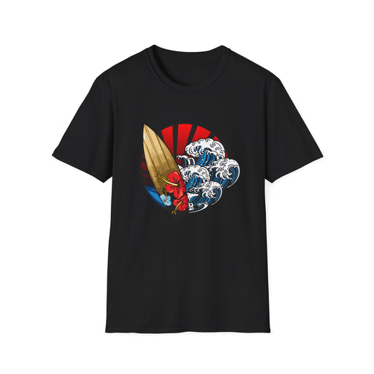 Surf Waves Unisex Softstyle T-Shirt