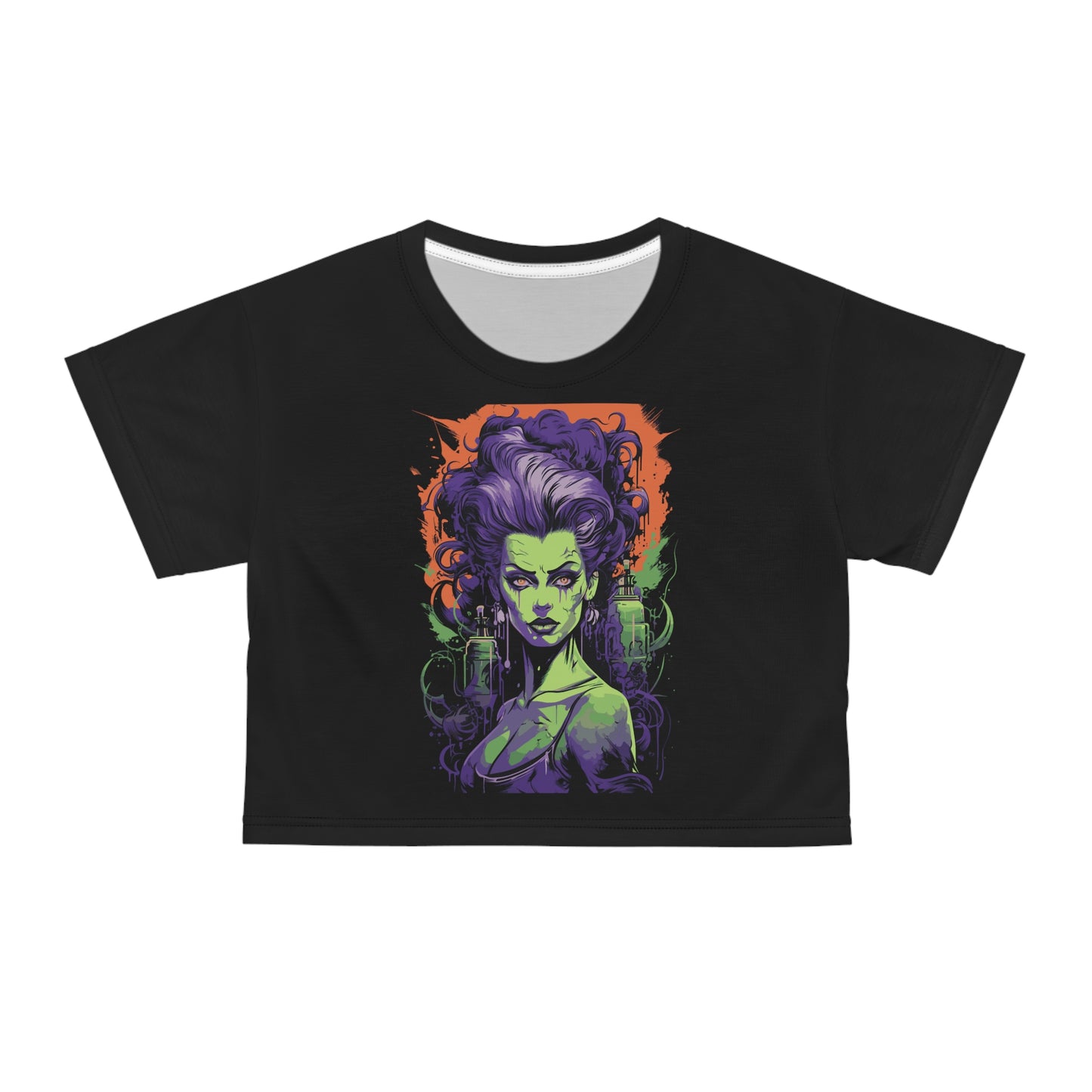 Rowena Frankenstein Crop Tee