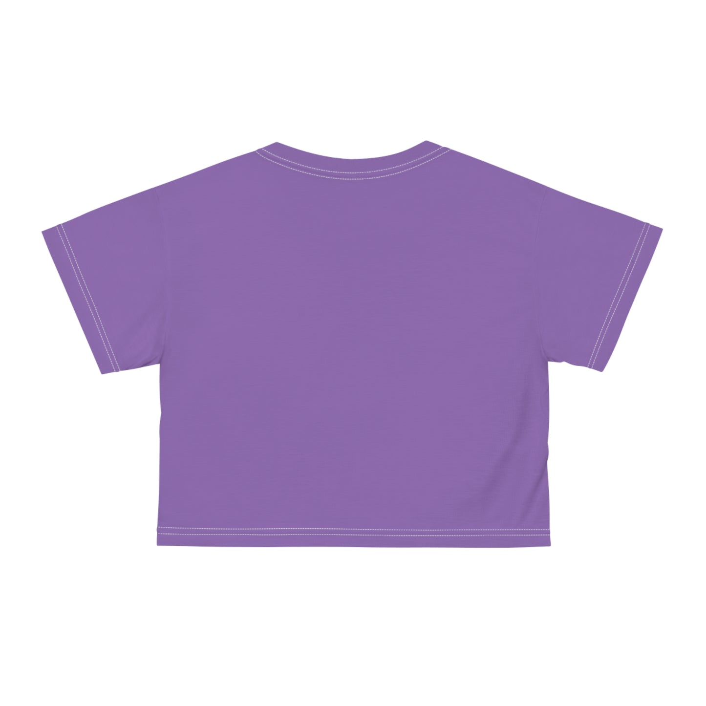 If only sarcasm burned calories in light purple Crop Tee