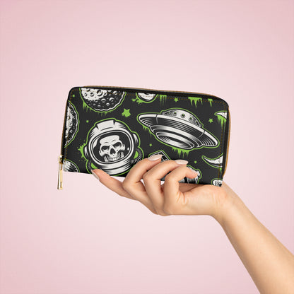 UFO Zipper Wallet